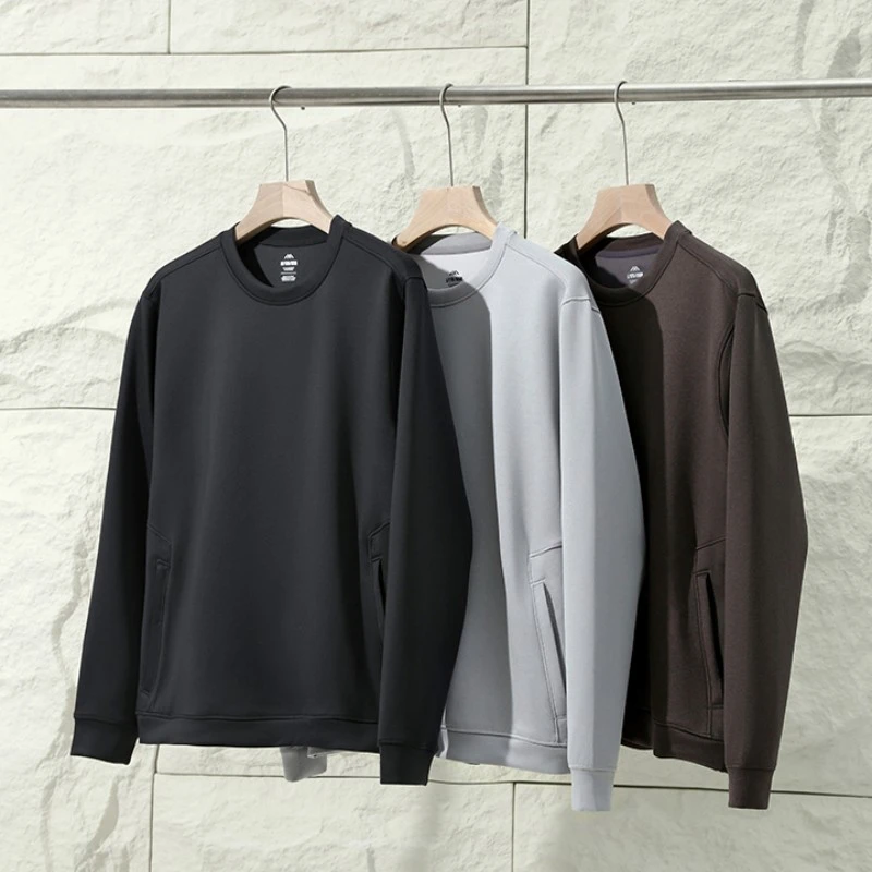 百搭单品！简约又舒适！男士春款运动休闲风百搭透气连帽卫衣 8211