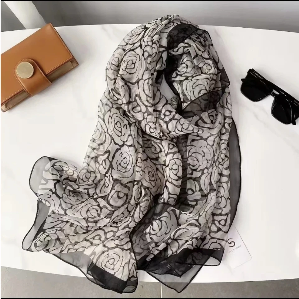 1003 优柔纱130x180洋气纱巾丝巾时尚百搭