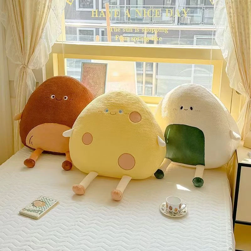 1可爱大饭团抱枕靠枕毛绒玩具（徐）6.22