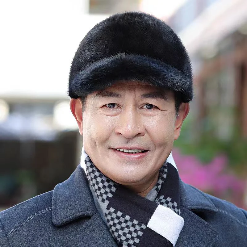 男女同款水貂骑士帽子保暖秋冬季