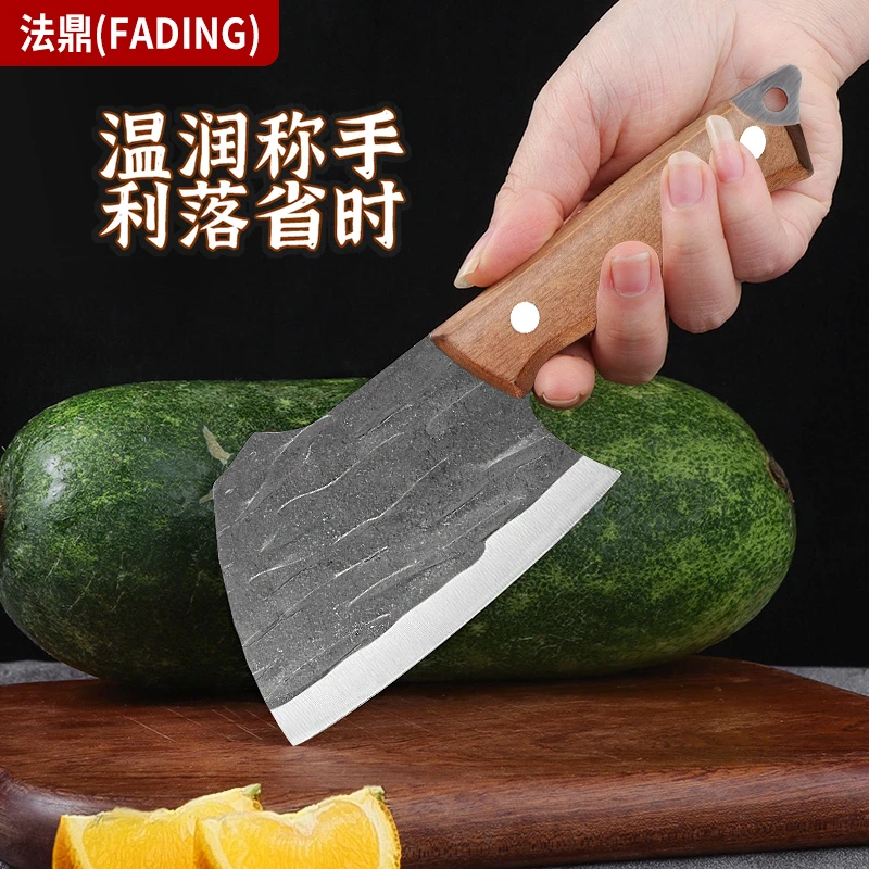 法鼎网红小刀锤纹锻打不锈钢锋利切水果刀黄油刀户外小刀拆快递刀