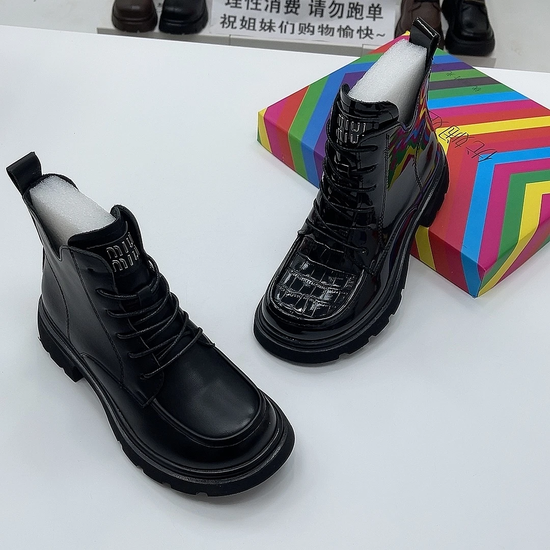【断码特价】9956加绒百搭马丁靴