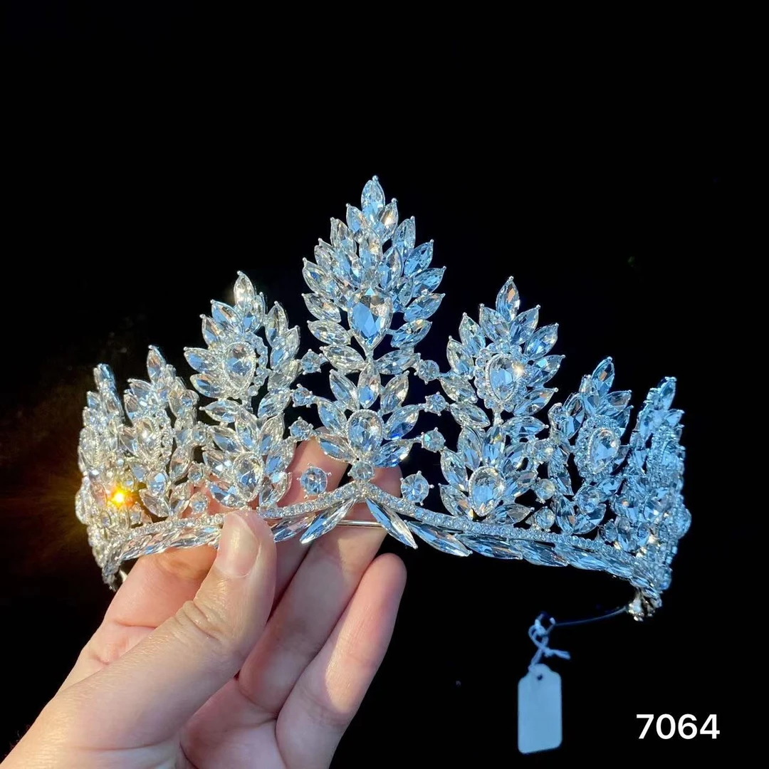 7064精致皇冠新娘头饰
