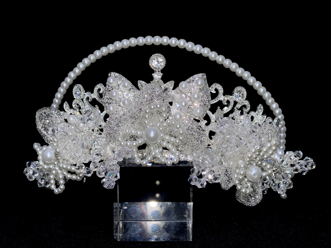 7020新款精致大气公主婚礼新娘气质轻奢皇冠新娘头饰