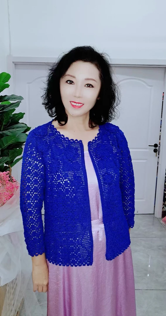 【不是成品】爱尔兰开衫  6号蕾丝线【1团/50克】