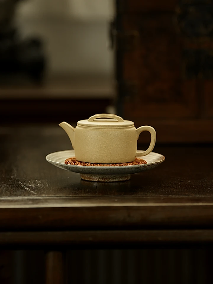 汉瓦壶 本山段 正宗宜兴紫砂壶黄龙山原矿半手工茶壶茶具 11695