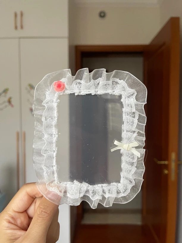 蕾丝花边卡套纯色卡套成品