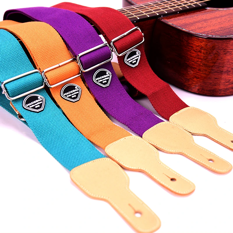 纯棉吉他背带民谣吉他电吉他贝斯背带通用男女初学者吉他通用背带