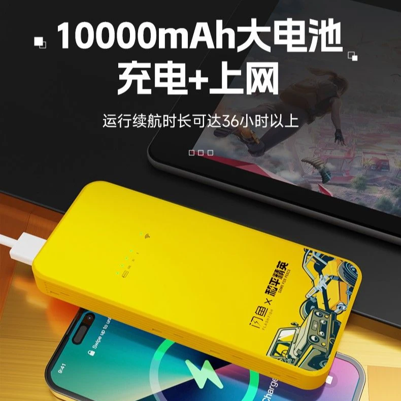 闪鱼随身wifi无线路由器移动wif 三网切换高速上网随身wifi TZ
