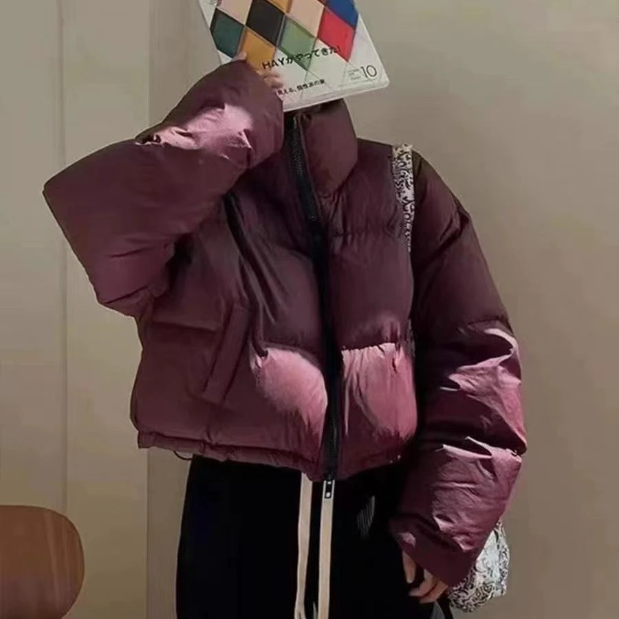 立领短款小个子羽绒服-3073