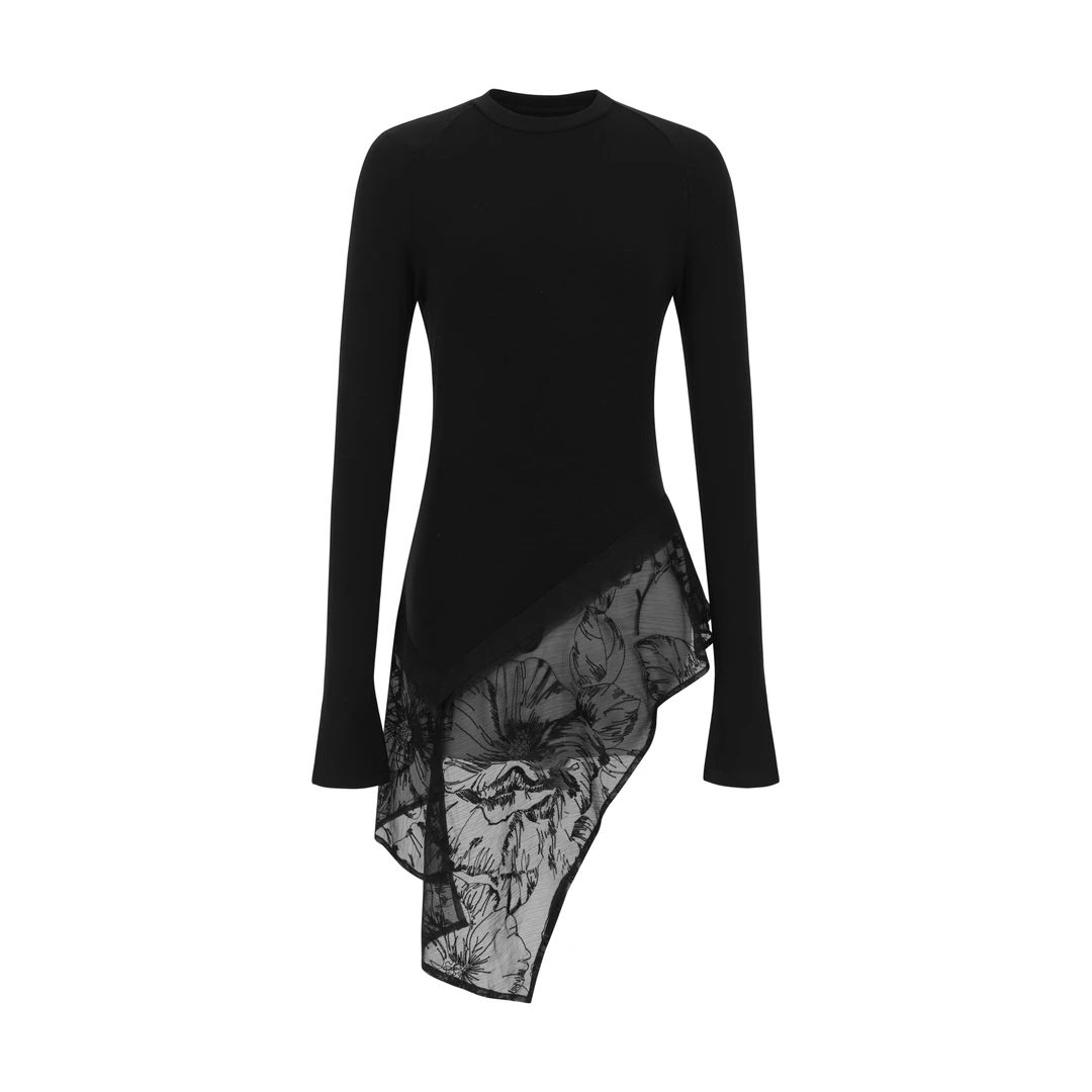 Z/S+D. 显瘦拼接设计打底上衣 891C765Z