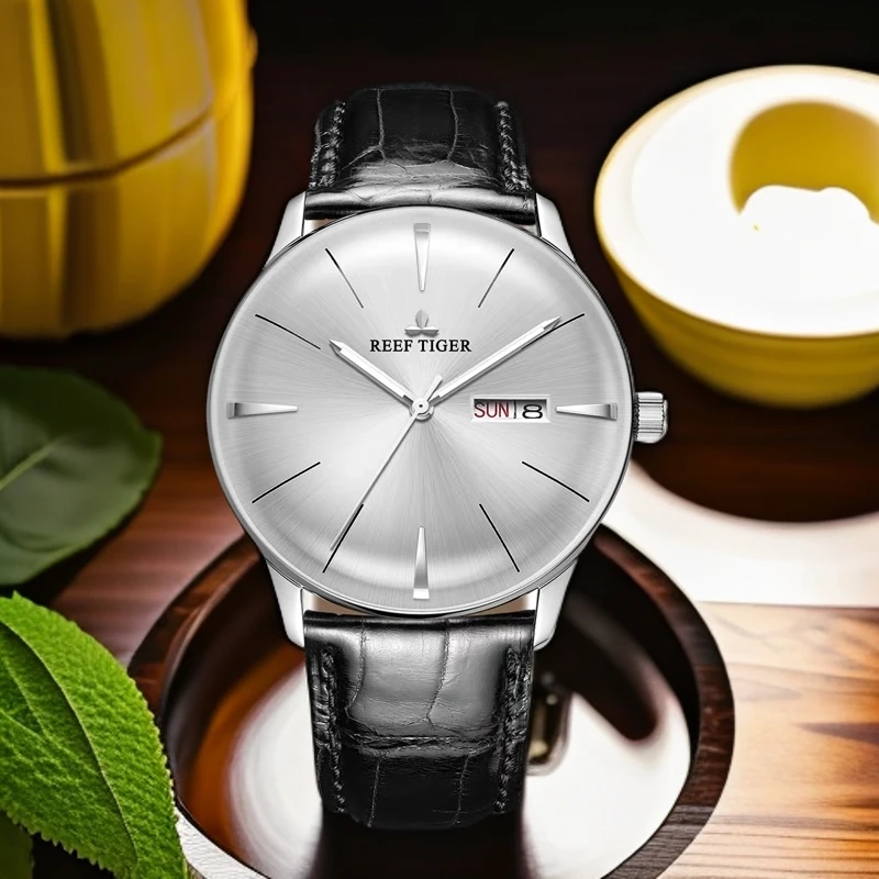 瑞夫泰格简约男表时尚全自动机械表男士手表经典超薄超薄机械表