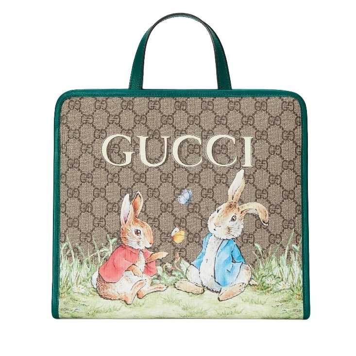 全新未使用 GUCCI/古驰 【佳娴】彼得兔联名 托特包 TP028206