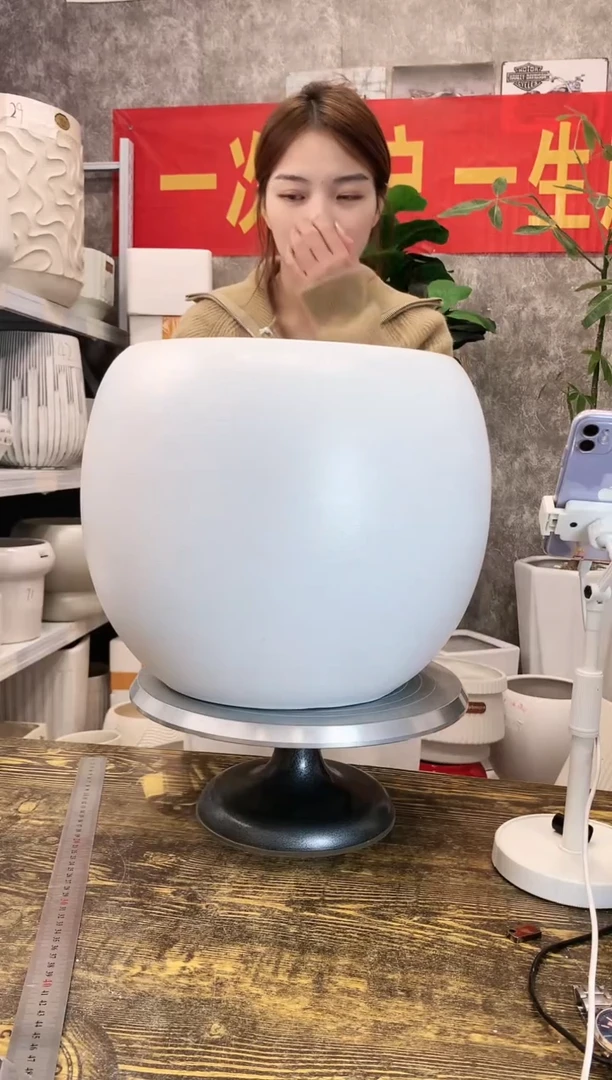 【闪购商品】陶瓷圆球珍珠白口径28X29