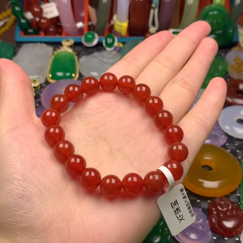 【闪购商品】玛瑙/玉髓手串未镶嵌卡10