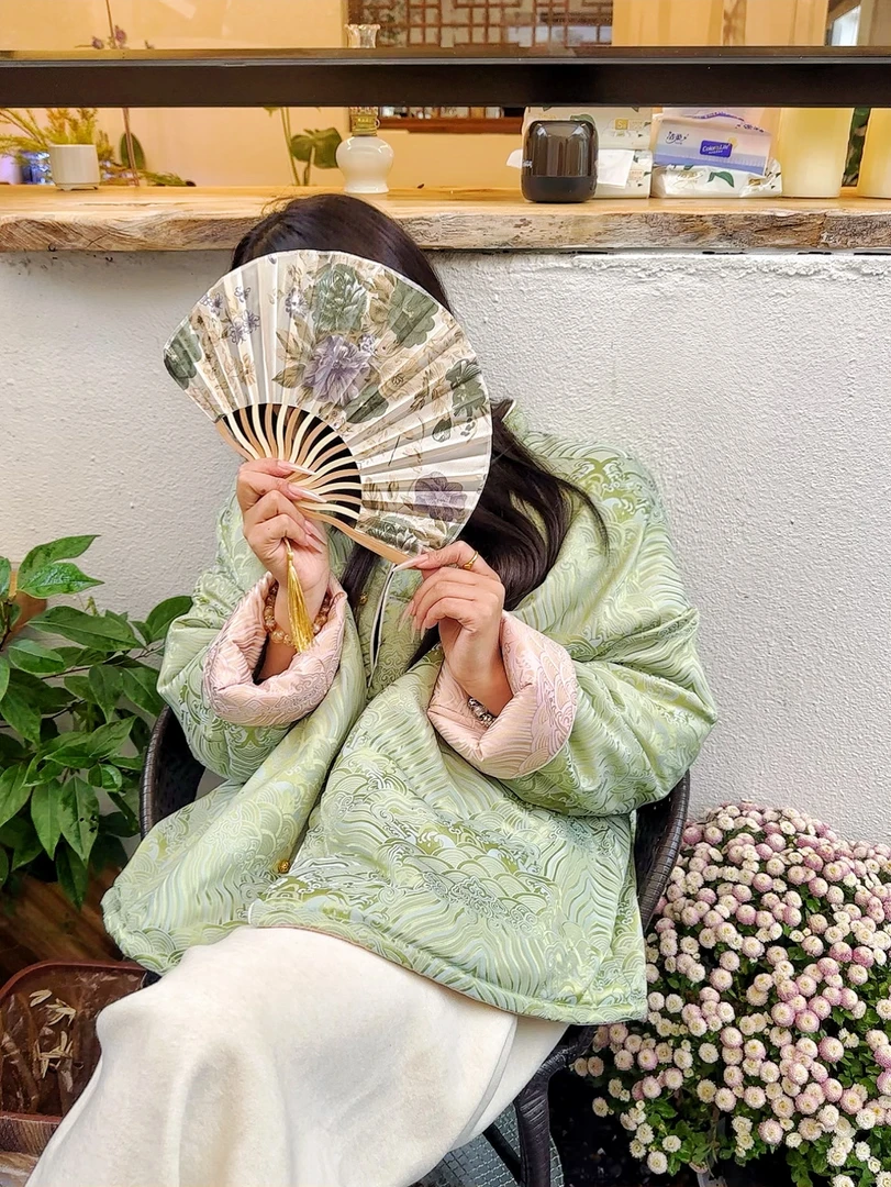 【凌霄】双面双穿2024新国风中式微胖时尚宽松夹棉外套