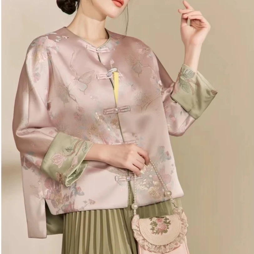 【纸醉金迷】新中式2025春季新款宽松禅意春秋外套