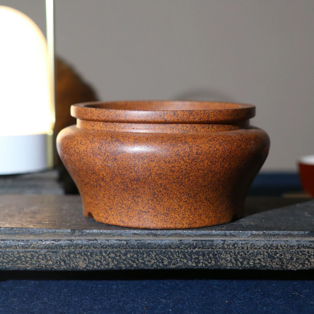 紫砂花盆栽多肉植物仿古手工柴烧透气简约手工小盆景盆菖蒲盆