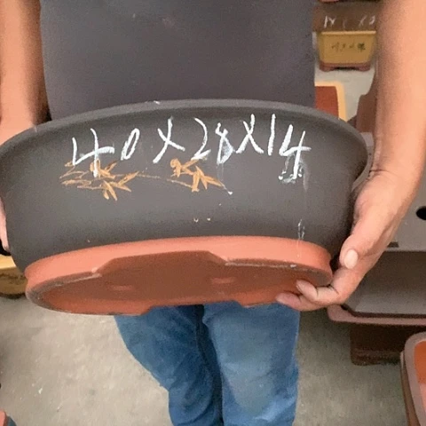 紫砂花盆手工制作