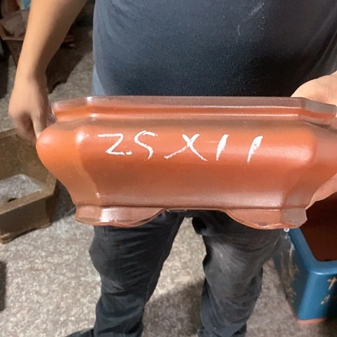 紫砂花盆手工制作