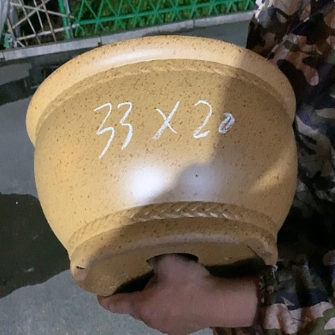 紫砂花盆手工制作