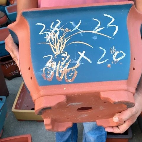 紫砂花盆手工制作