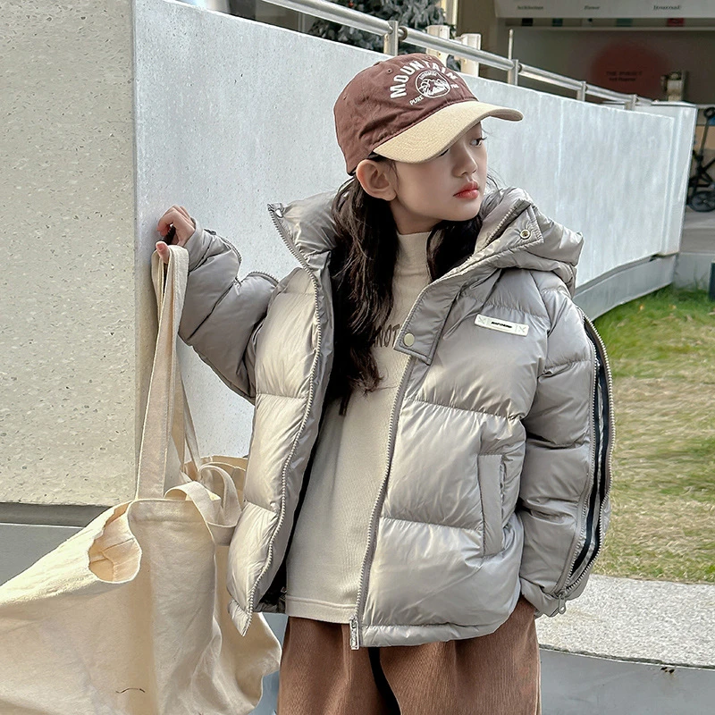 儿童羽绒服冬2024男童女童中大童面包服加厚免洗外套三防东北极寒