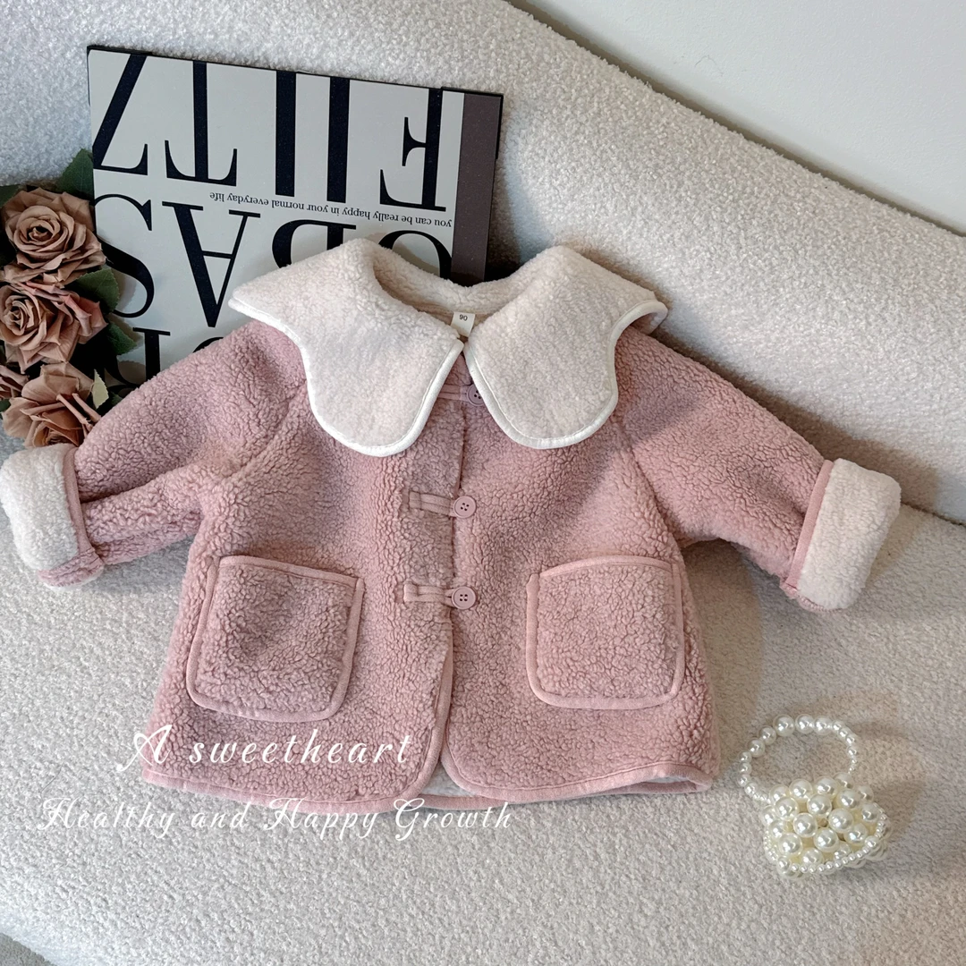 秋冬新款女童外套百搭潮流款时尚女孩洋气小姐姐韩系穿搭中小童