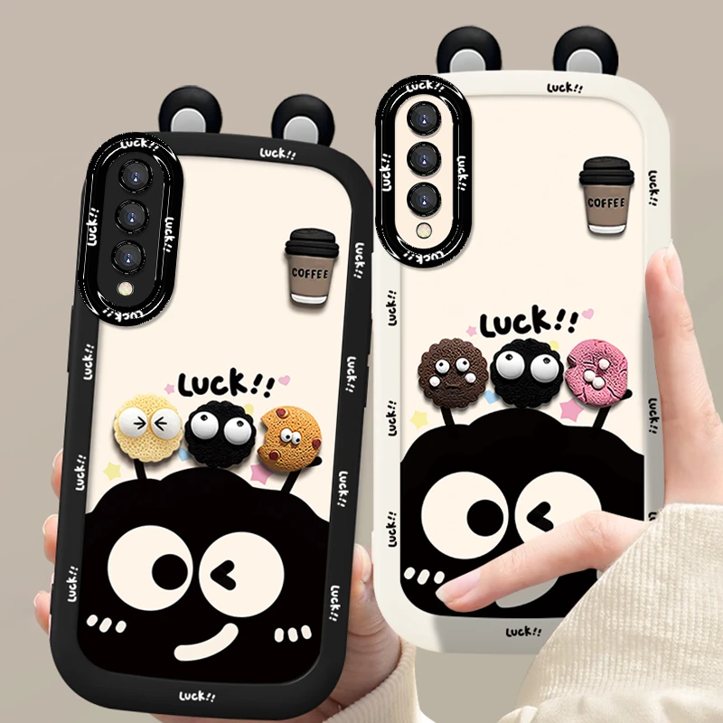 适用于【华为】荣耀9X/9XPro幸运煤球可爱公仔新款硅胶防摔手机壳