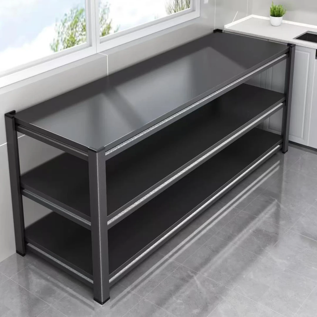 家用货架置物架多层收纳架落地杂物架仓库阳台碳钢金属储物架子铁