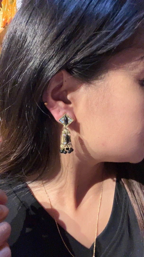 背心（耳环最新中号）时尚