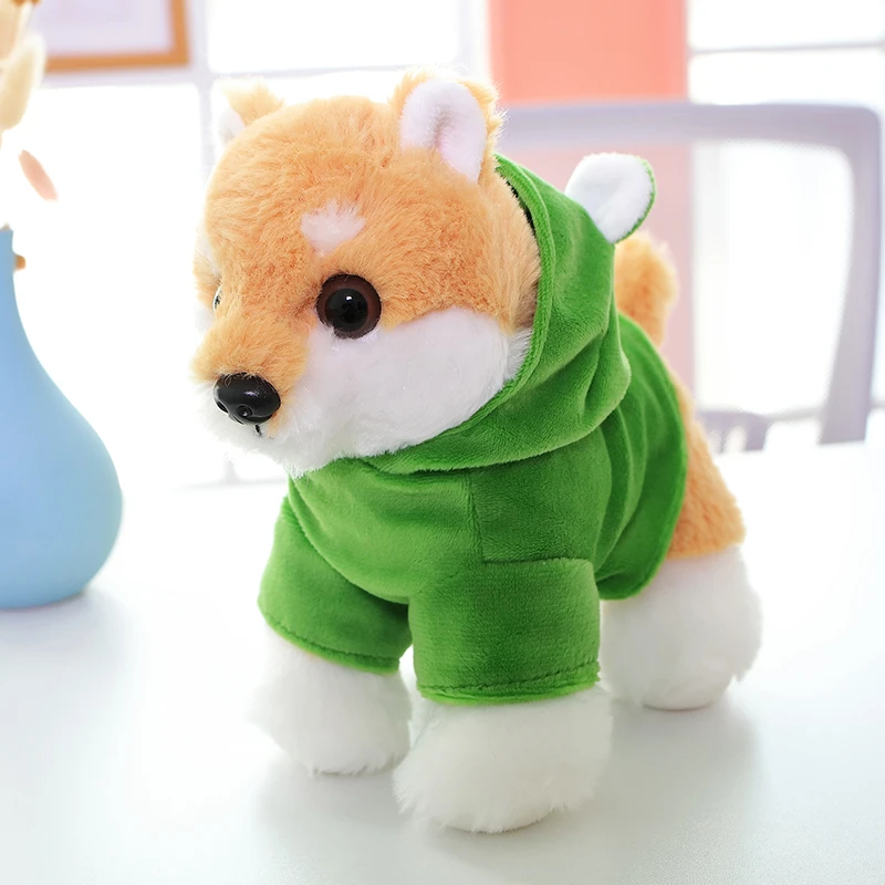 海利伟穿衣服狗狗毛绒玩具雪纳瑞仿真小狗公仔男生狗娃娃生日礼物