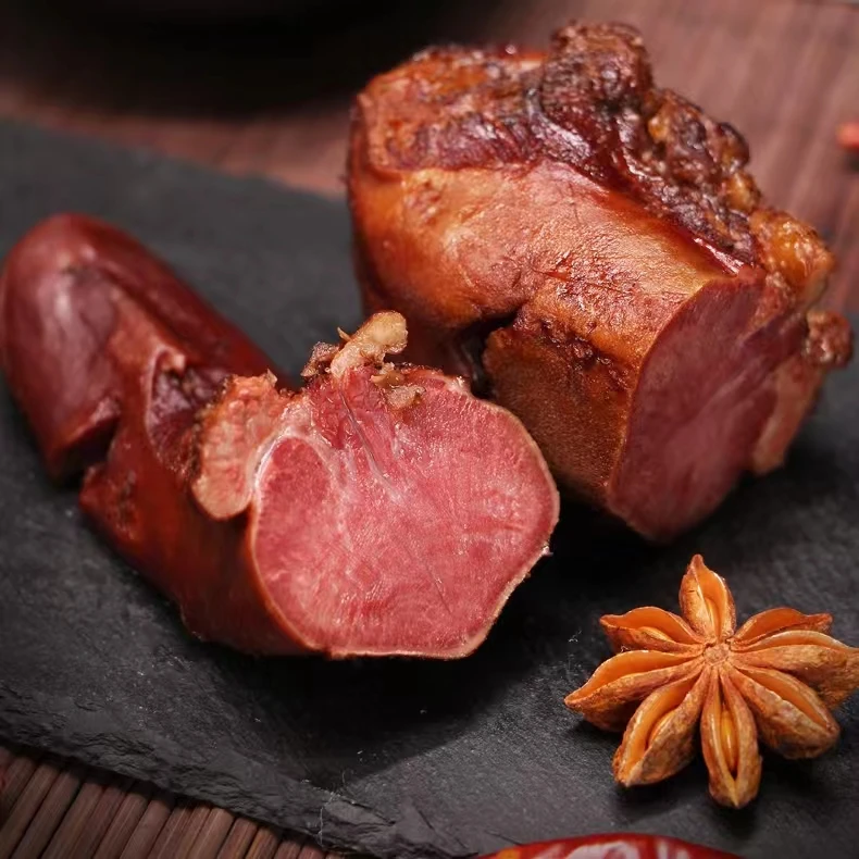 农村烟熏猪舌头土法小时候味道腊猪舌500g