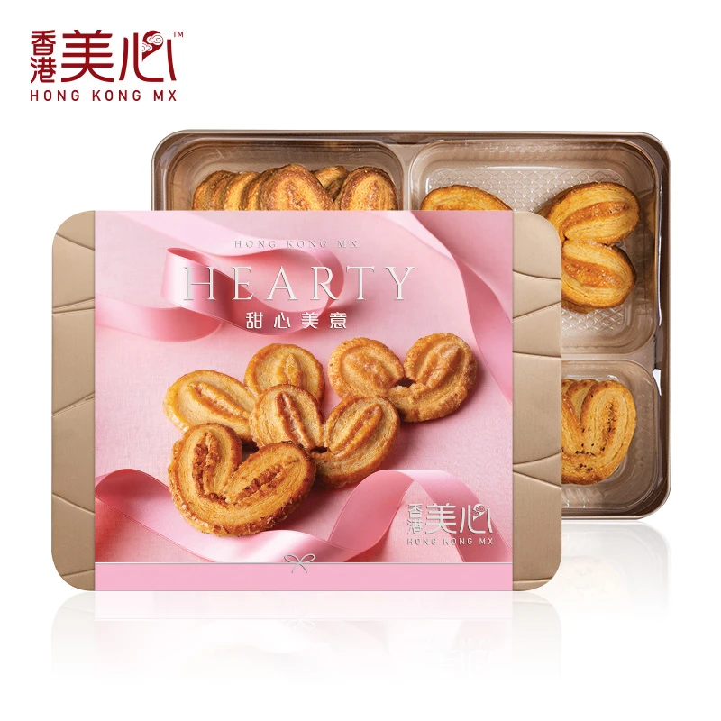【香港美心】甜心美意礼盒香脆蝴蝶酥饼干零食特产传统糕点年货送礼