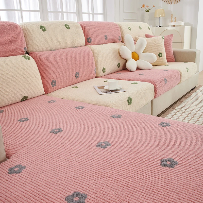 冬暖沙发套全包沙发笠四季通用防滑防猫抓坐垫套子简约现代盖布巾