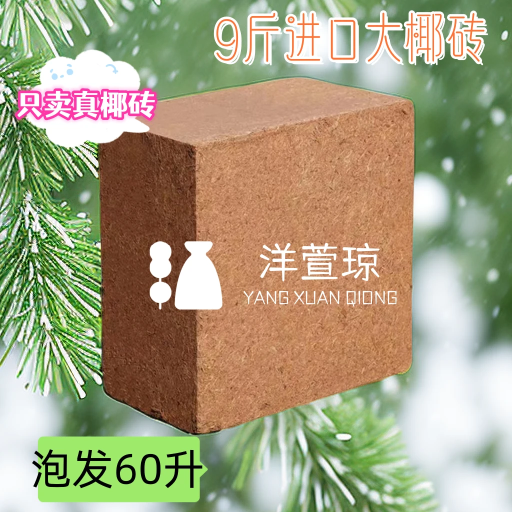 椰砖营养土通用型椰土壤椰糠粗椰壳种花养花种菜肥料种植大块耶砖