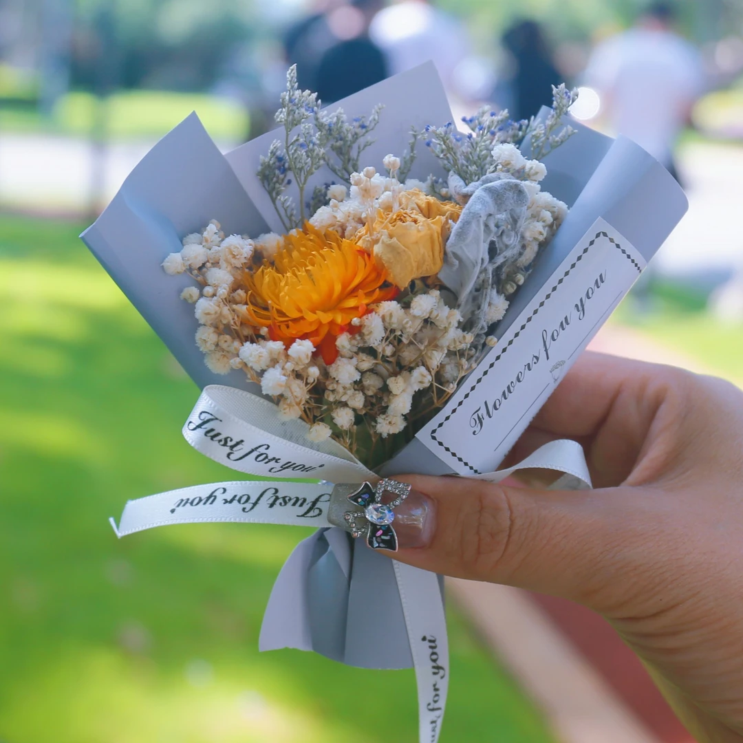 迷你干花花束永生花