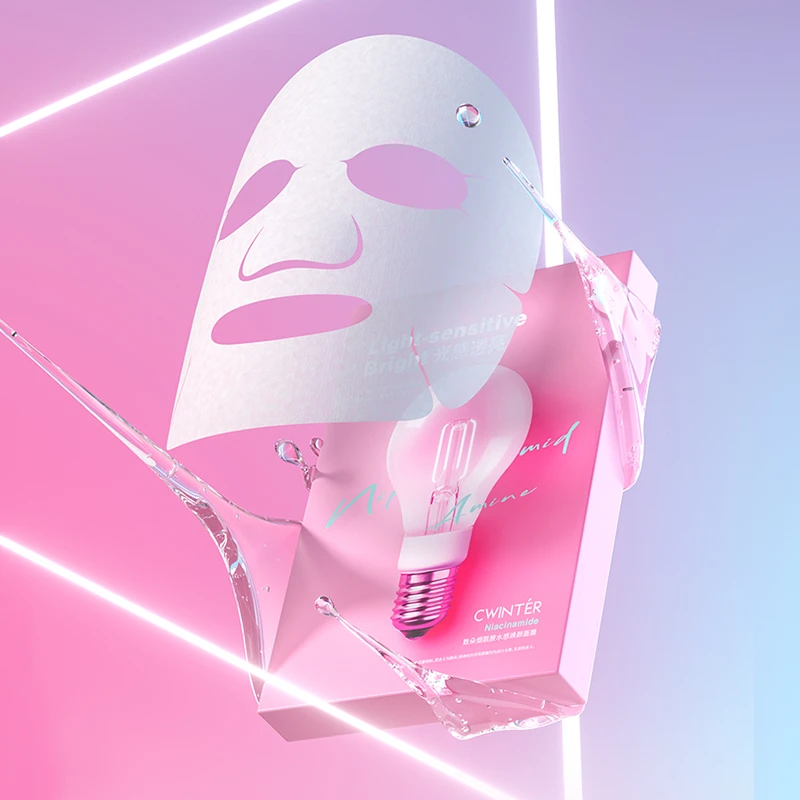 【粉丝福利 买五送三】致朵烟酰胺水感焕颜补水保湿面膜-片装