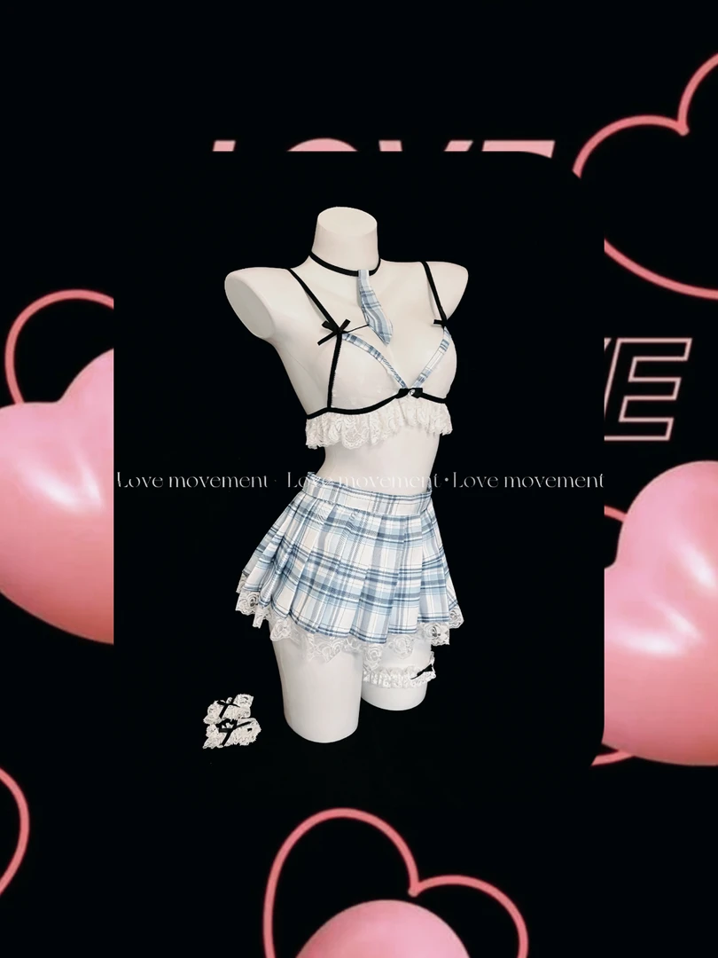 柠檬物语【学生】网红 时尚 性感 辣妹 少女 jk 格子 纯欲 网纱