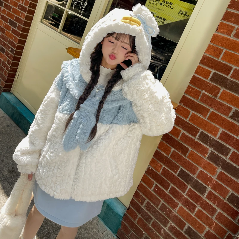 森女部落原创萌趣少女款可爱卫衣绒衫外套萌2025年新款女装秋冬装