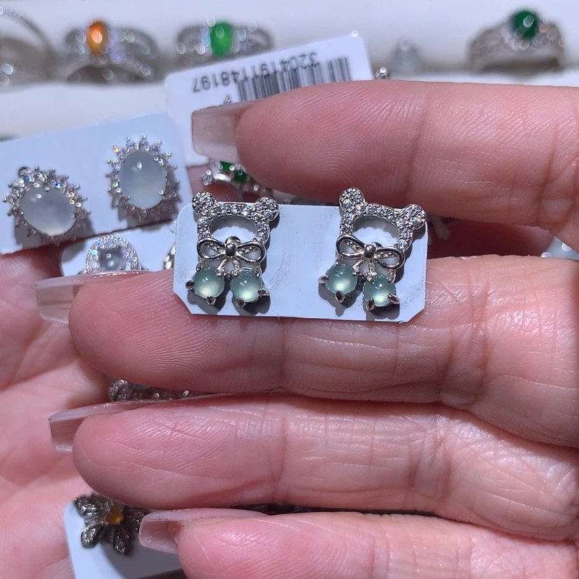 【闪购商品】翡翠1银S925镶嵌L****y