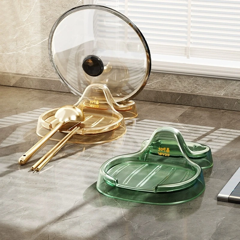 锅盖架台面厨房锅铲置物架收纳架子锅盖放置器锅盖支架放锅盖神器