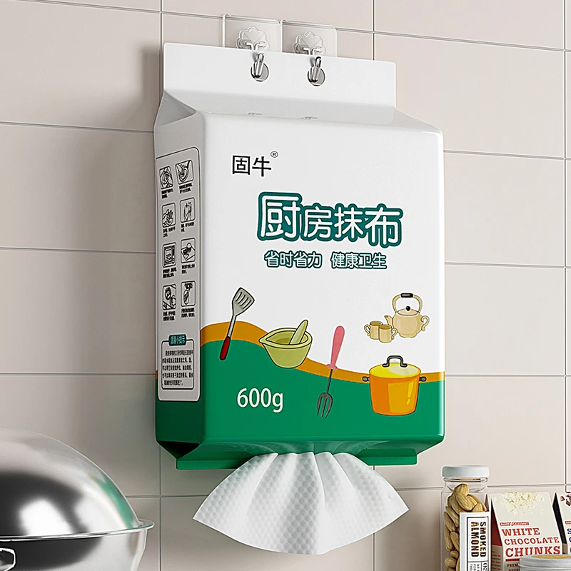 【悬挂式抹布】懒人抹布厨房纸巾一次性洗碗布百洁吸油吸水纸抹布