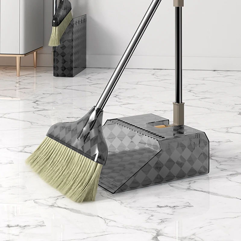 扫把套装2024新款家用笤帚簸箕组合可折叠扫地不粘毛发扫帚垃圾铲