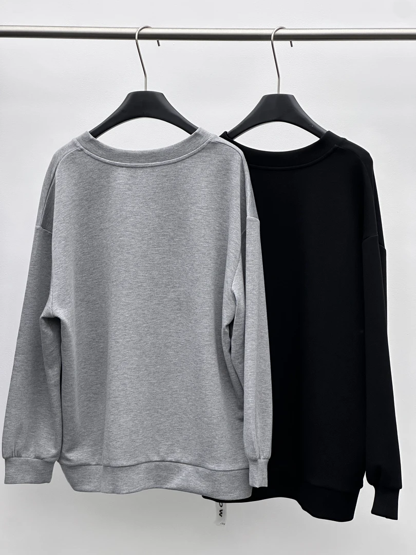 SMC 【24 秋季新品 双色V领卫衣】