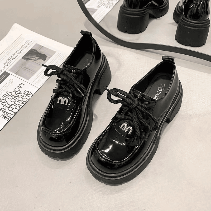 法式赫本风浅口系带乐福鞋 8863 XFL D3 检lg