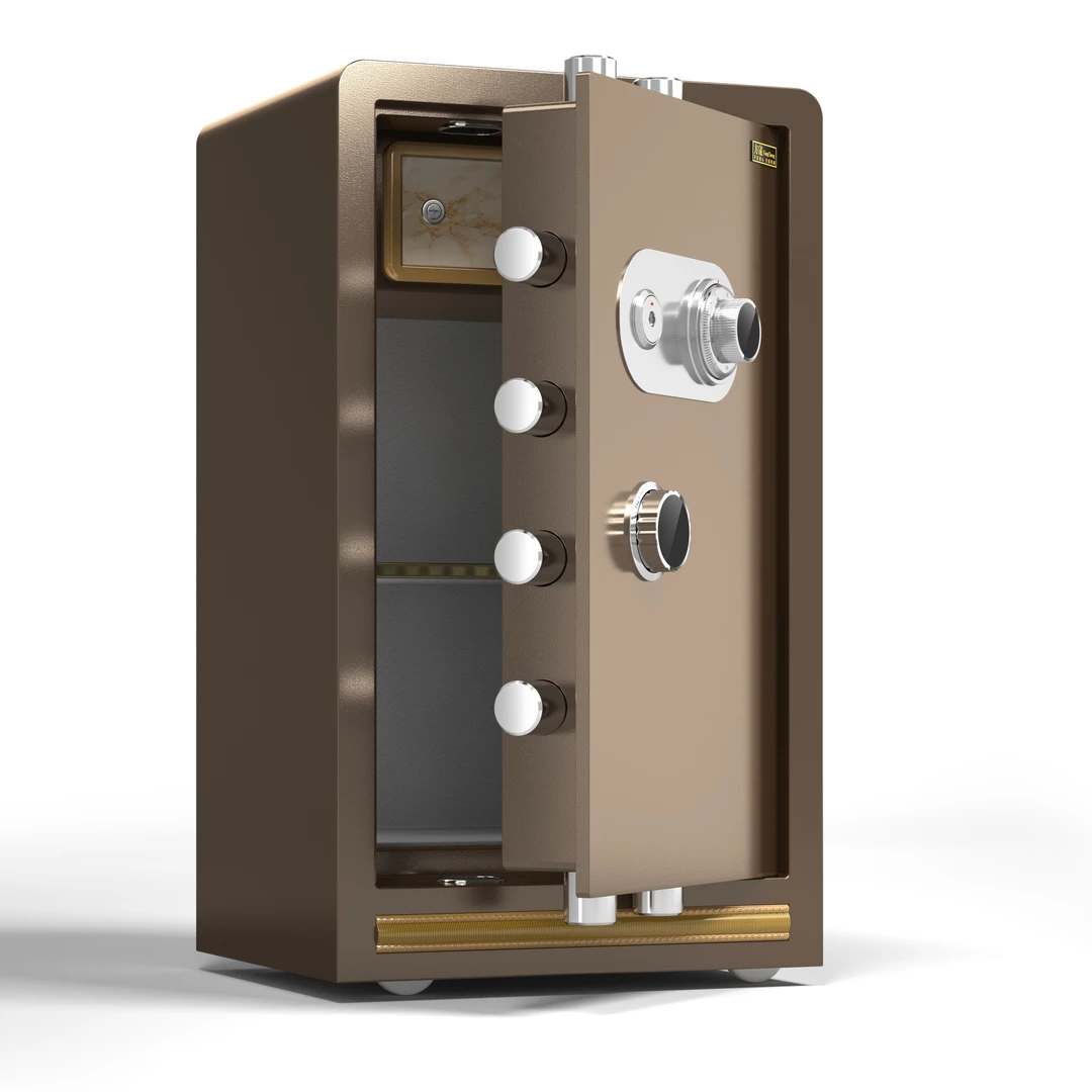 方宬机械锁保险柜家用防盗办公室密码保险箱床头柜大容量品牌