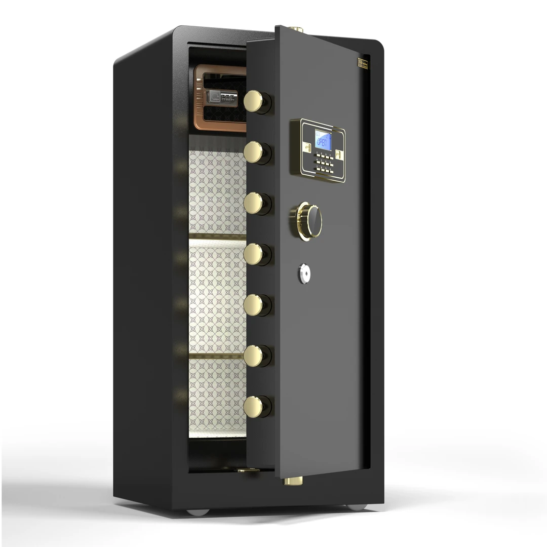 方宬保险柜家用防盗办公室保险箱大容量密码指纹保险箱家庭1.2米