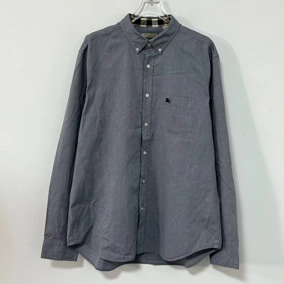 99新  Burberry刺绣衬衫 xl 99新