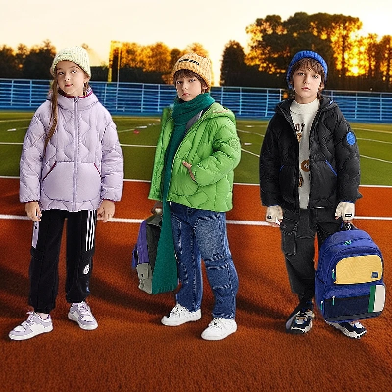 MQD童装儿童羽绒服新款秋冬装男童女童外套宝宝上衣944421329